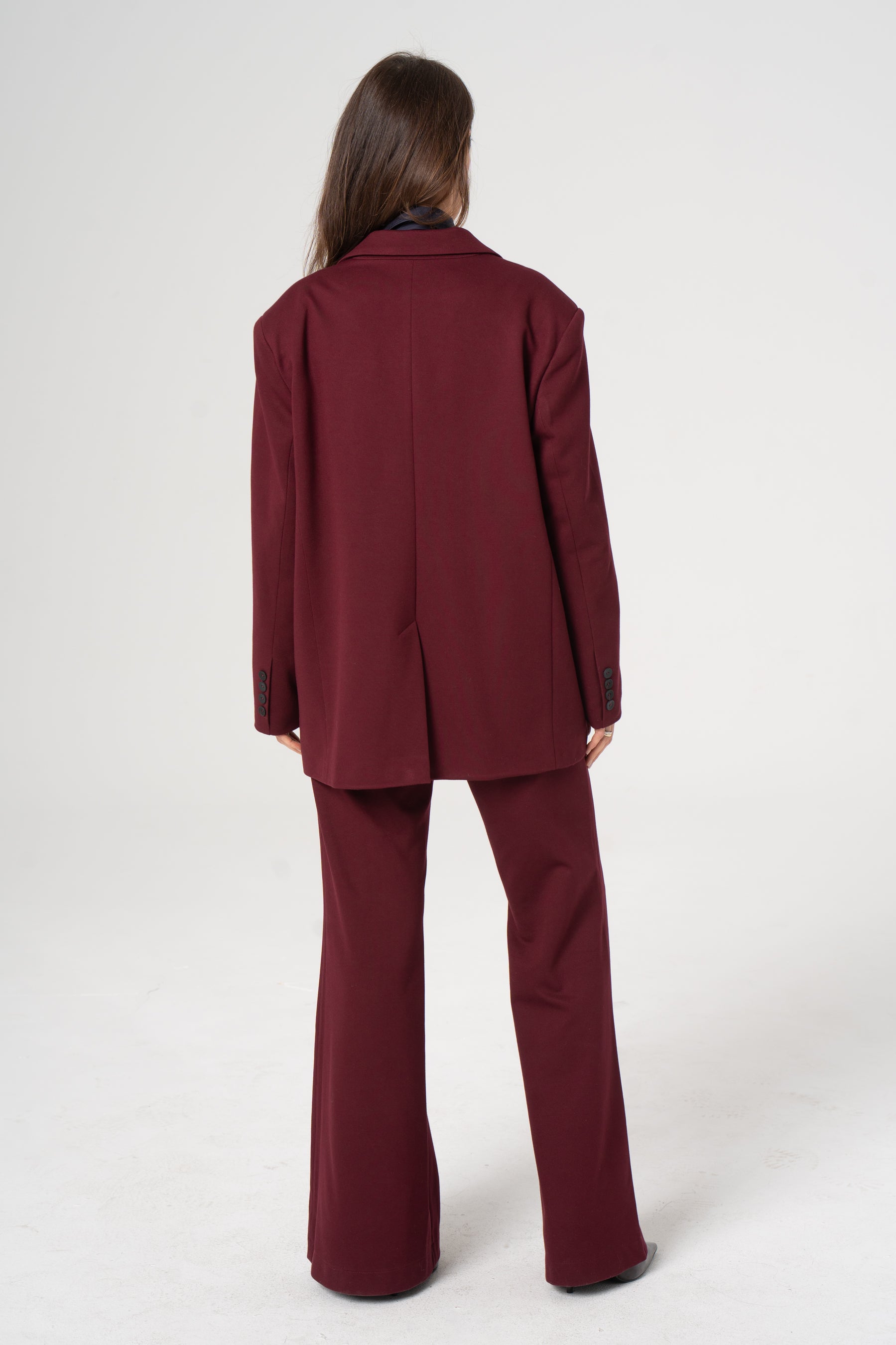 BERTA burgundy pants