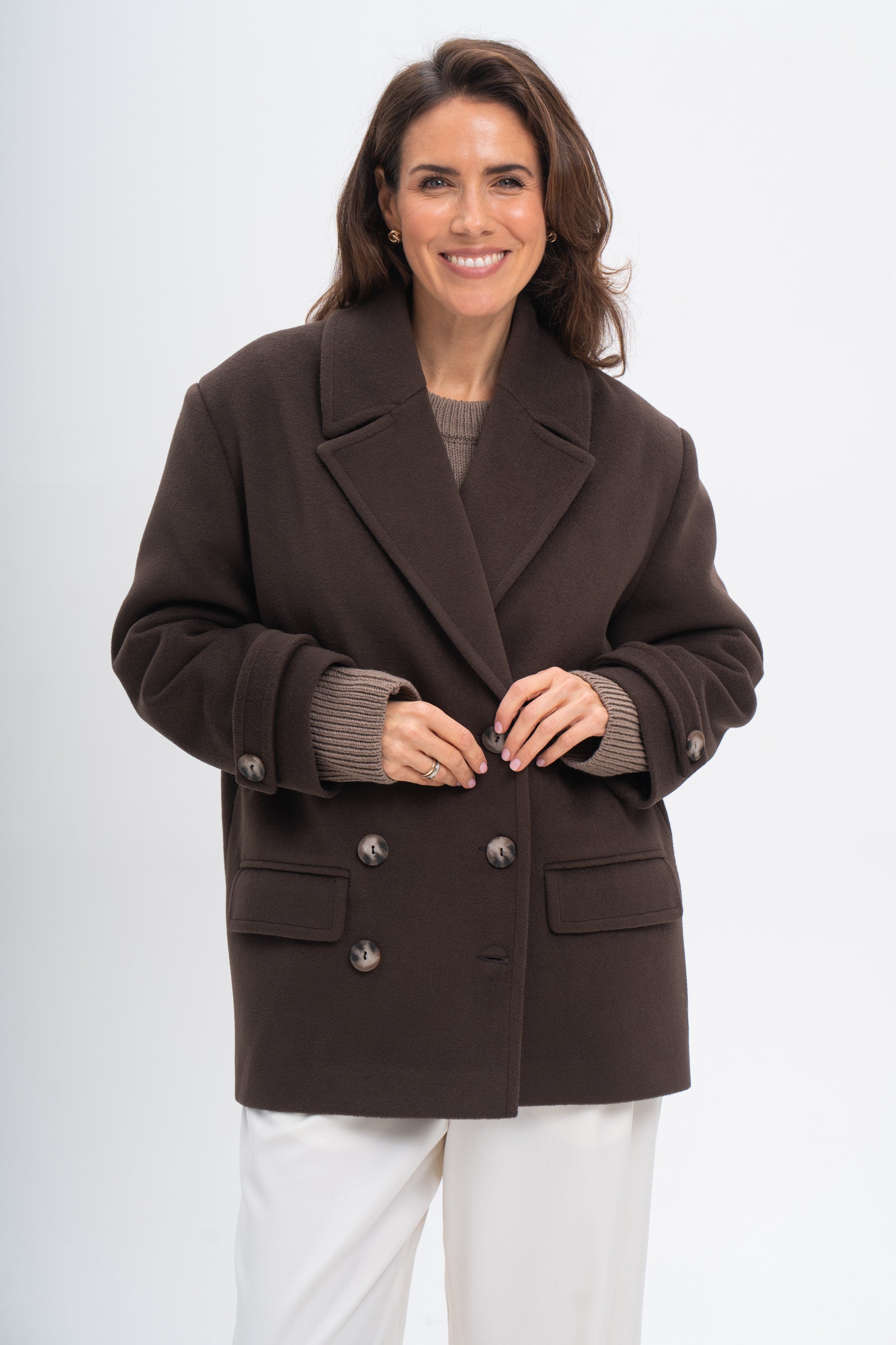 Kurtka VIOLA czekoladowa