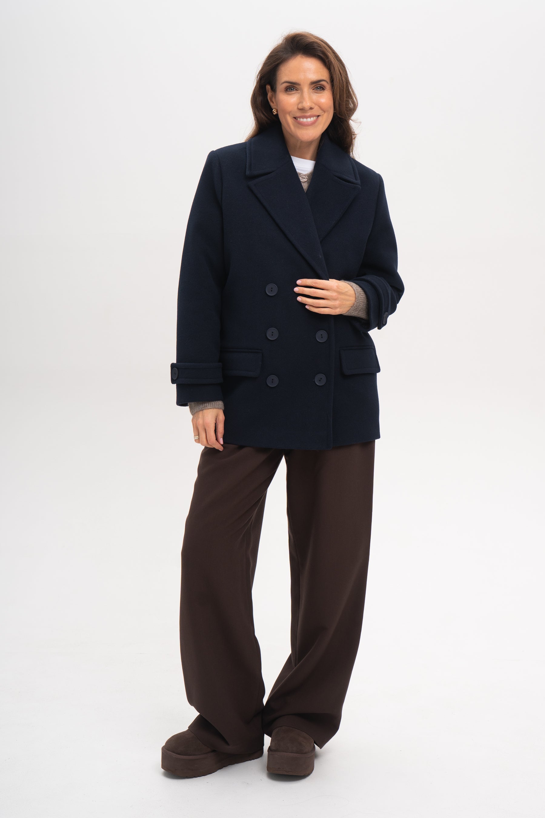 Kurtka VIOLA granatowa