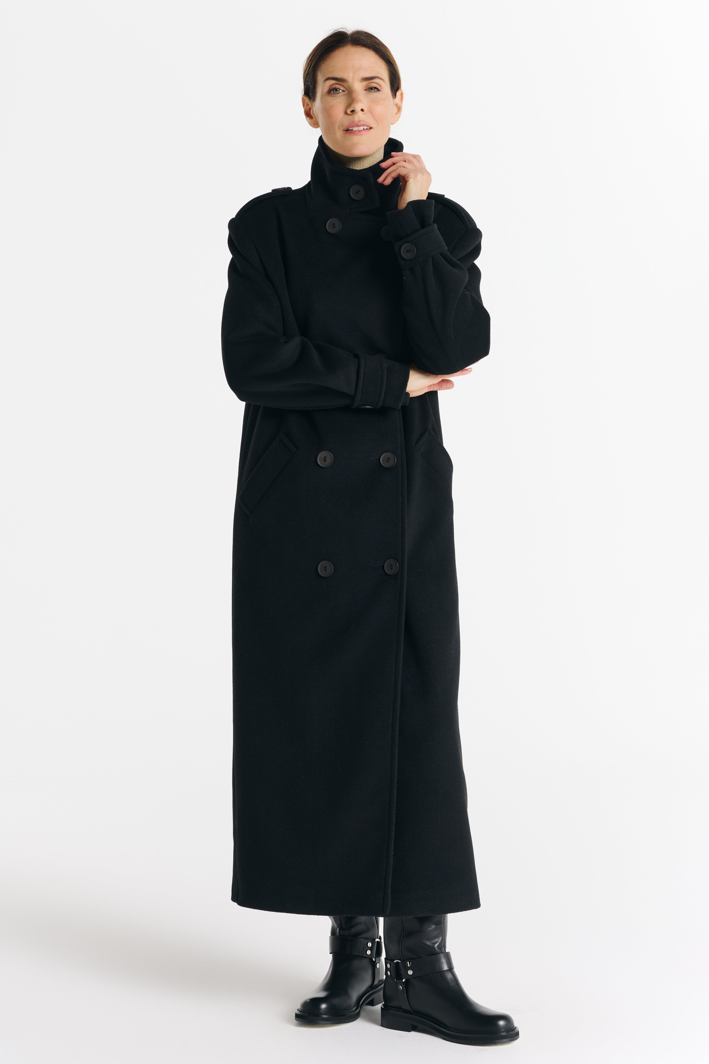 LIDIA zwarte jas