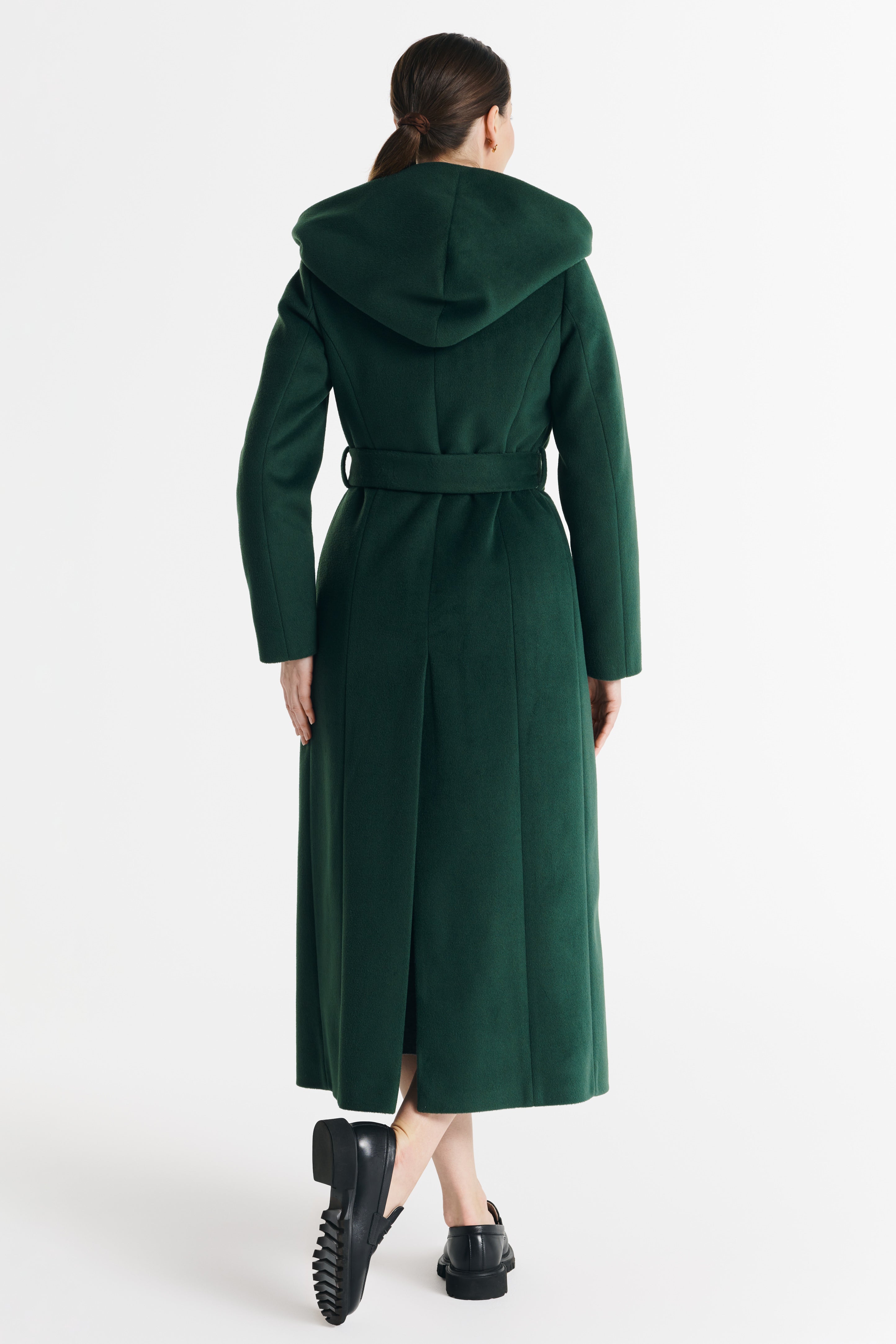 NOELIA maxi-jas groen