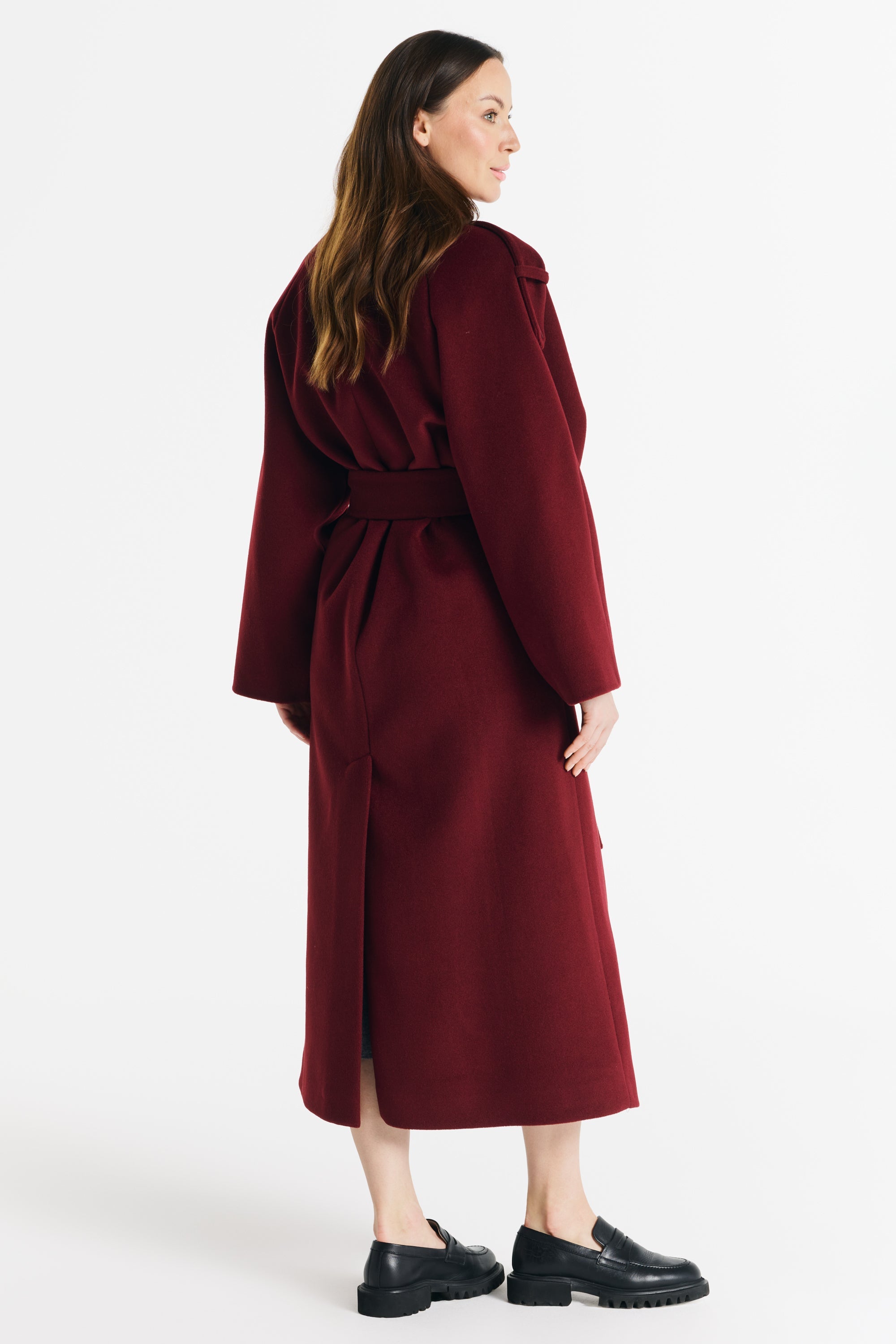 ALIANA jas bordeauxrood
