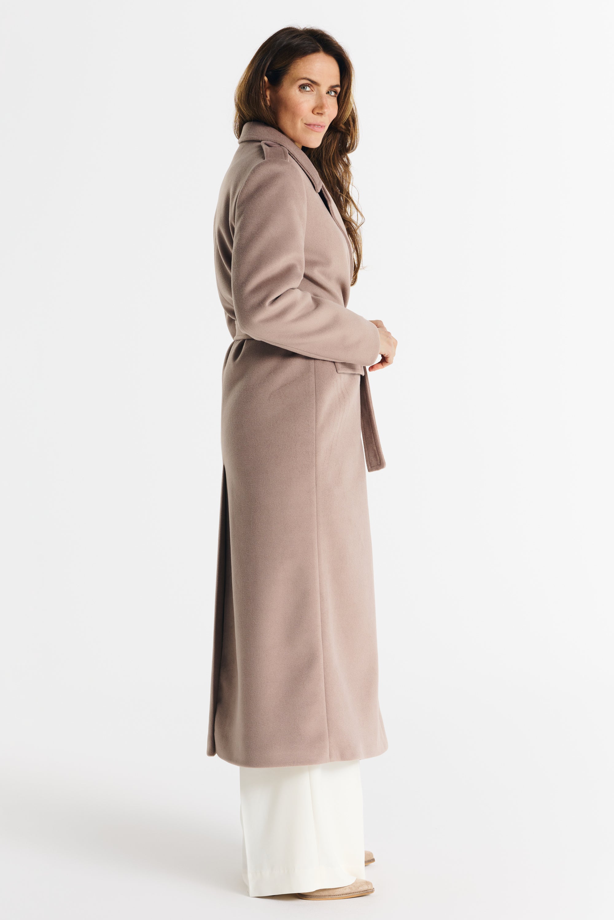 LILIANA jas donkerbeige