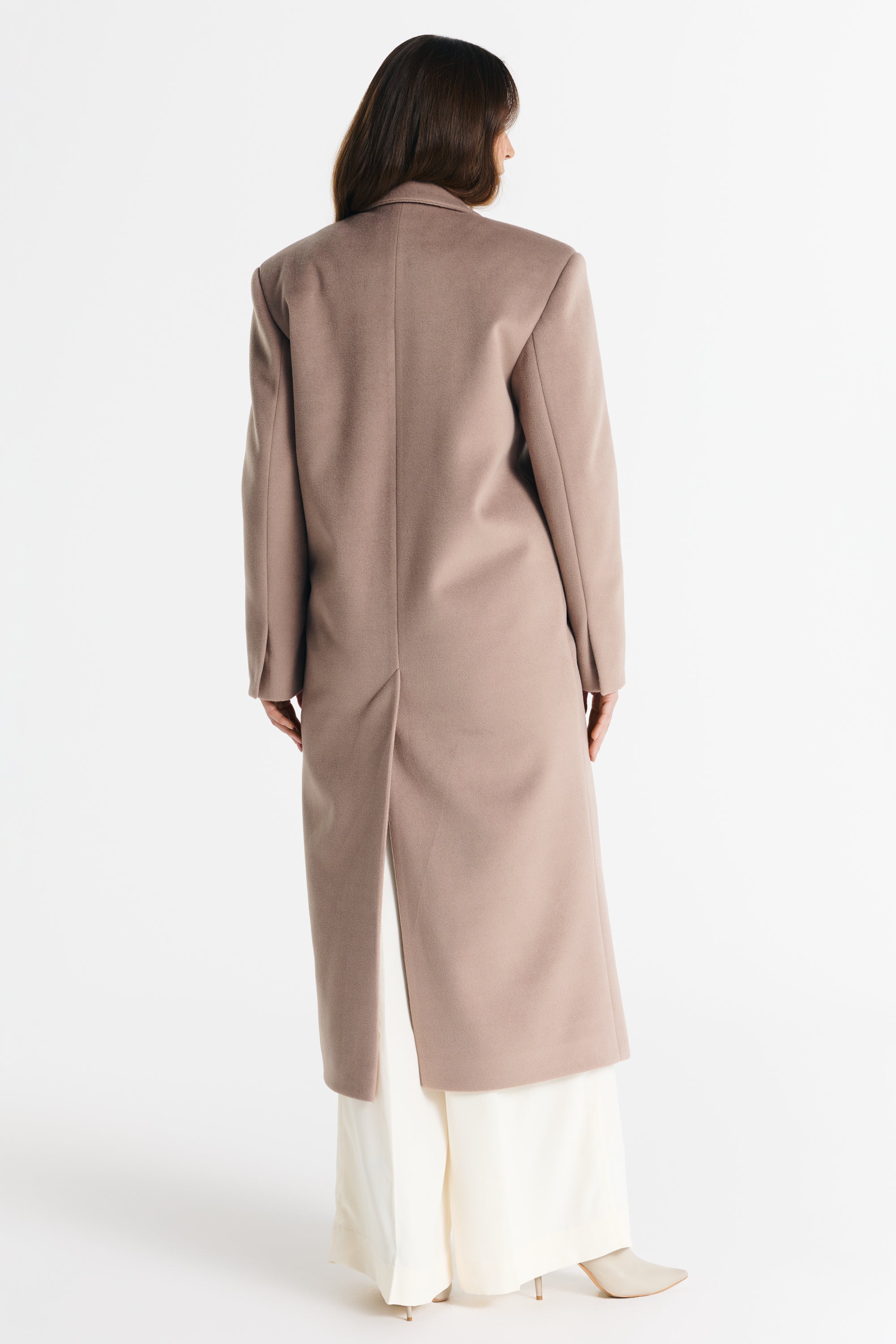 MAGDA jas donkerbeige