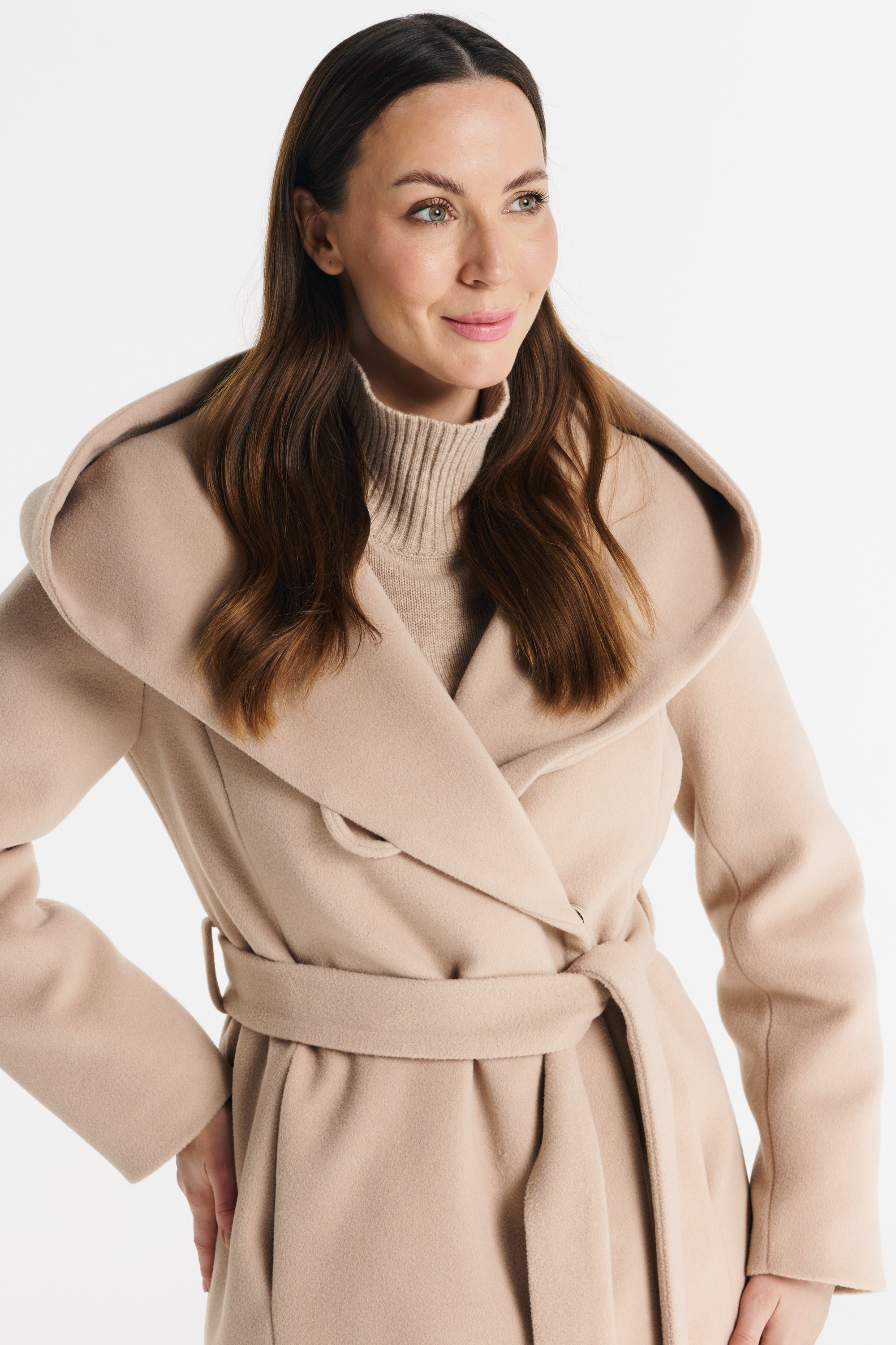 NOELIA midi-jas beige
