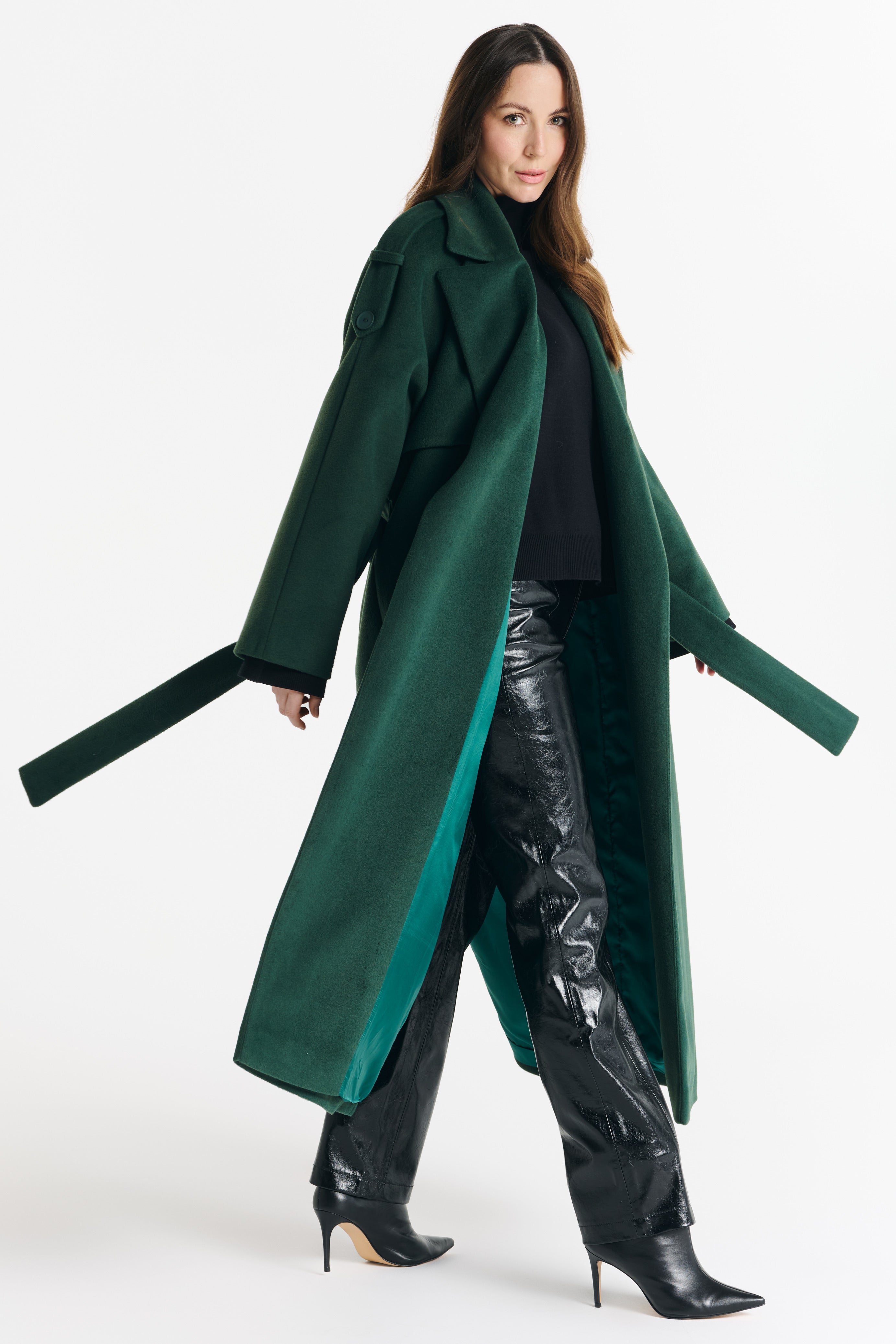 ALIANA groene jas