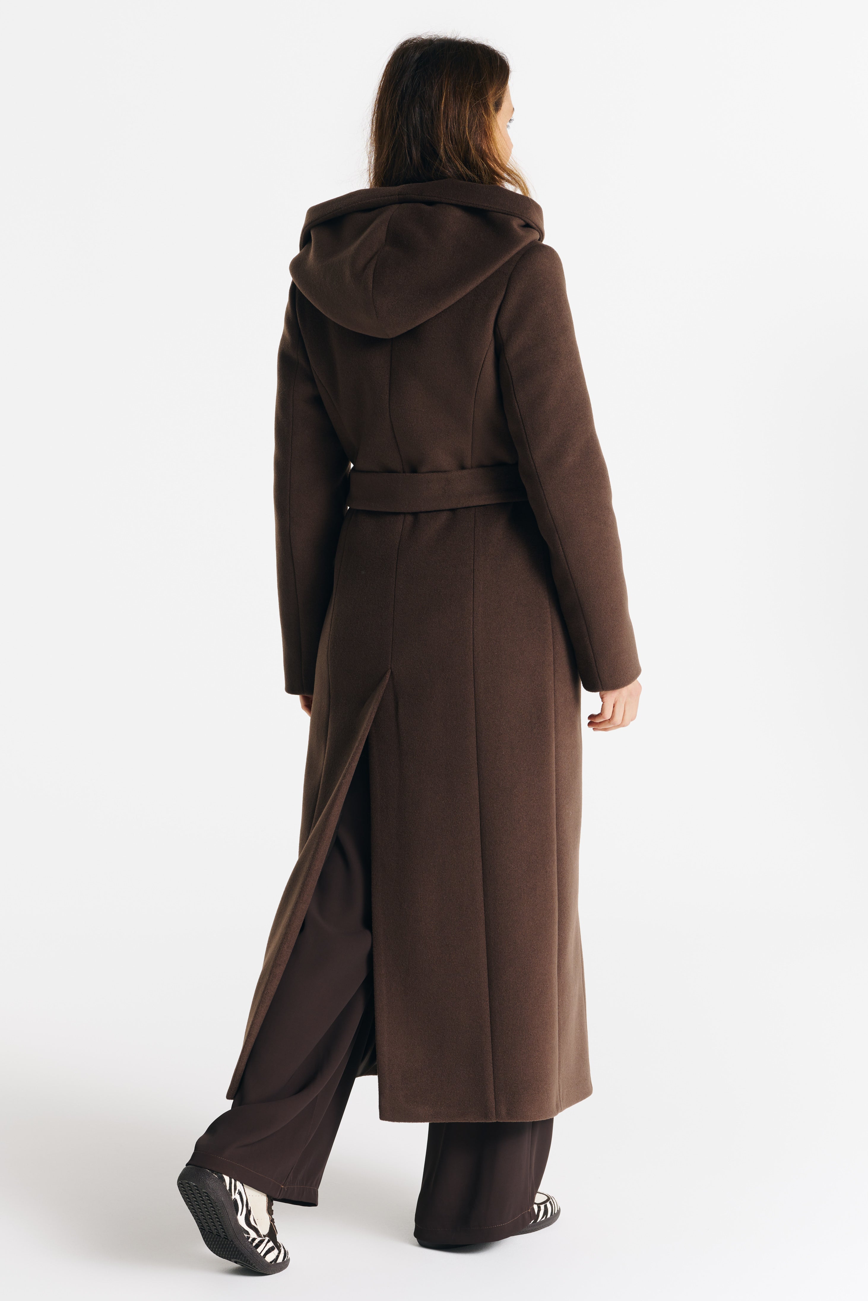 NOELIA maxi jas chocolade