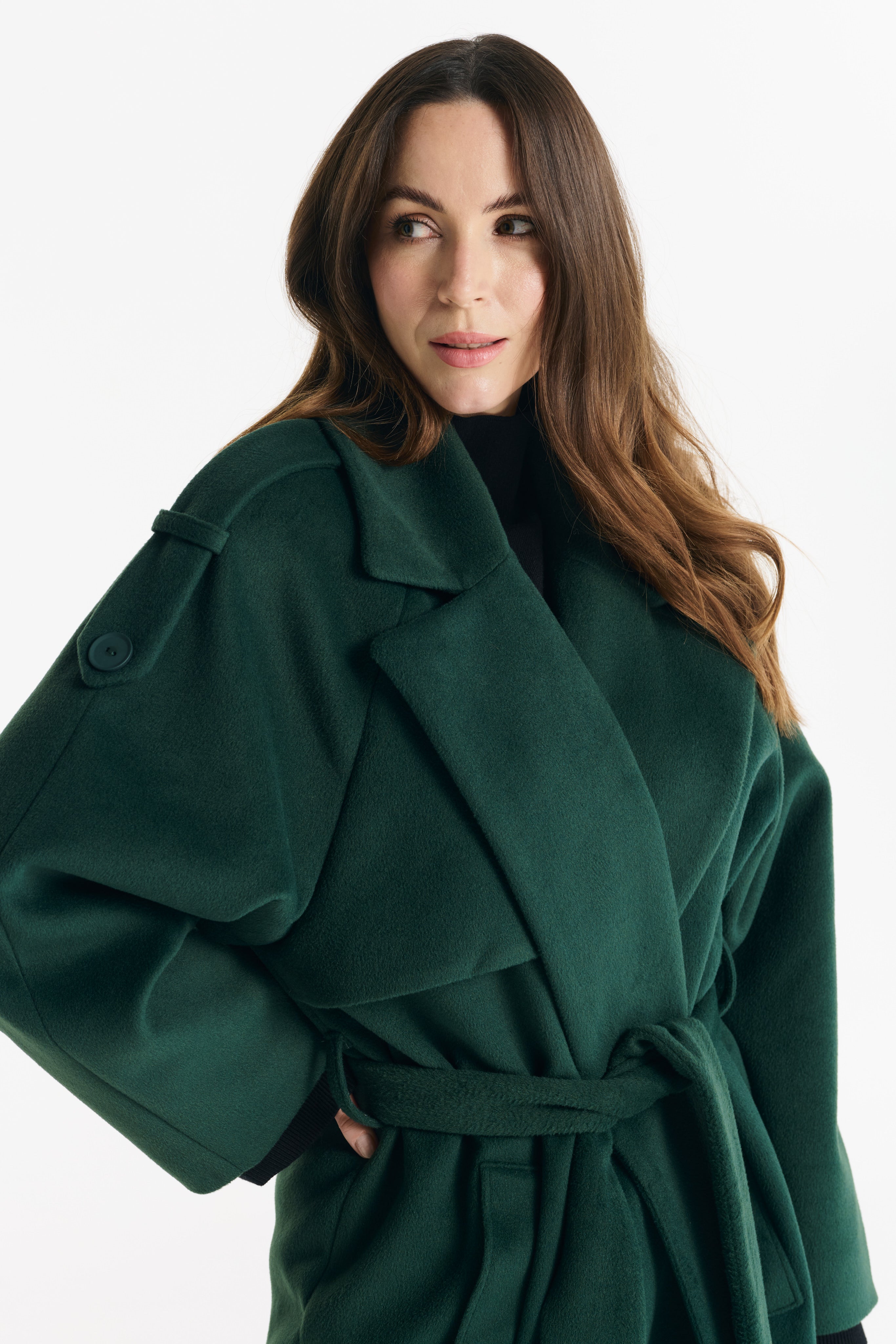 ALIANA groene jas