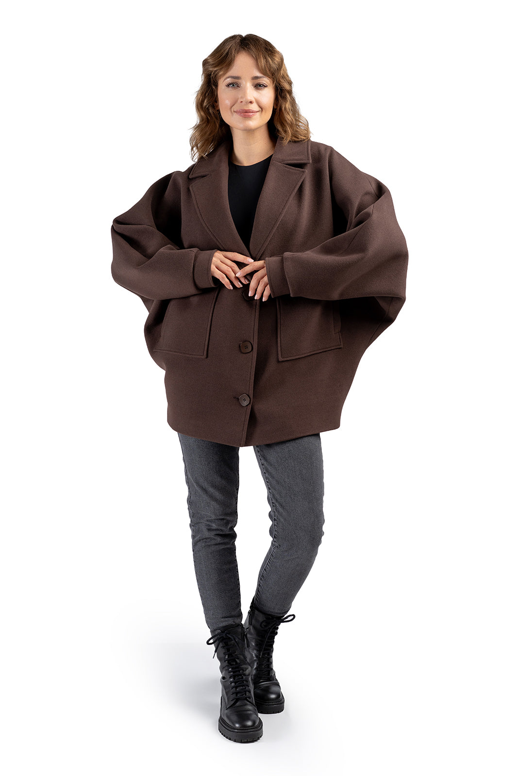 OMENA jas chocolade