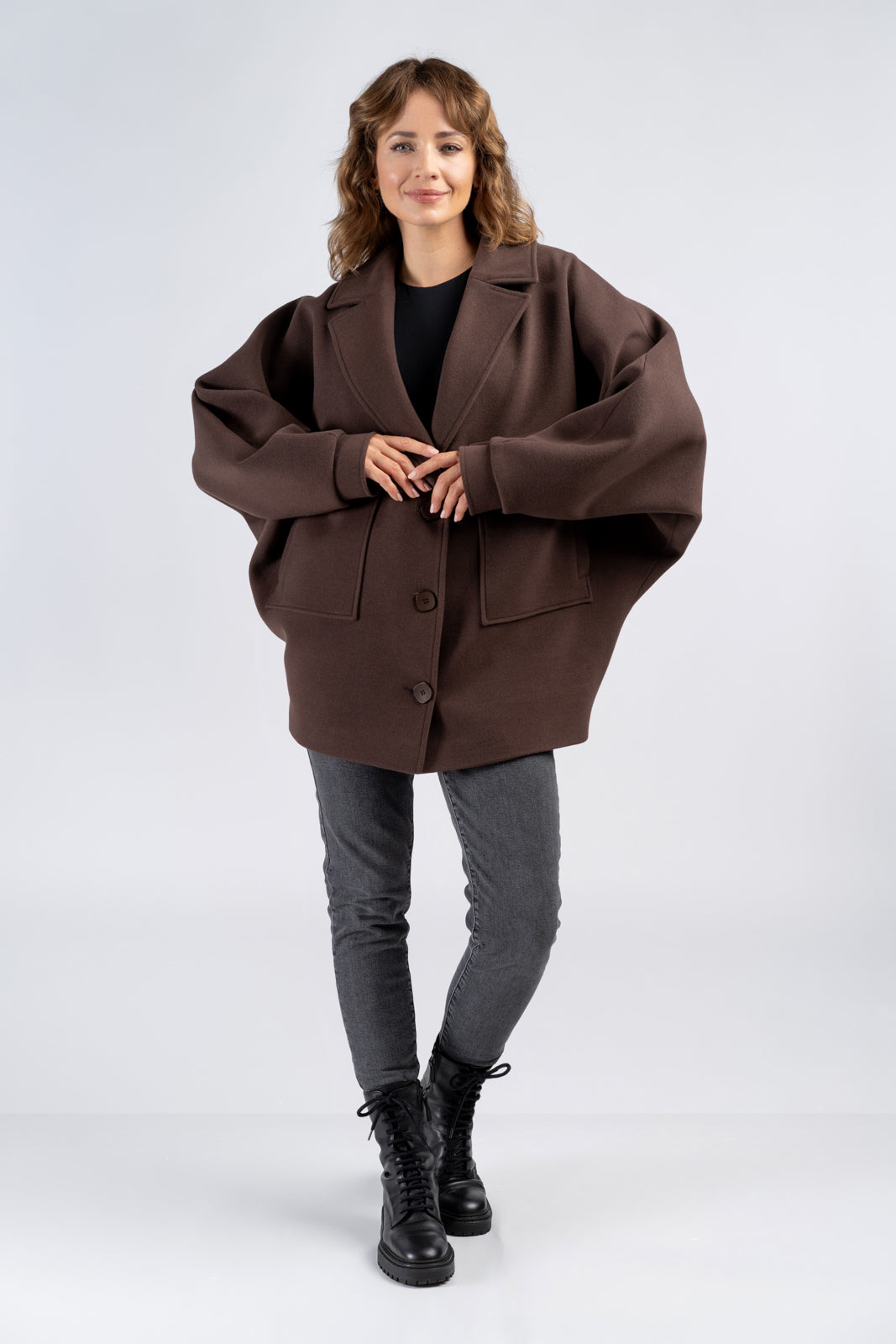 OMENA jas chocolade