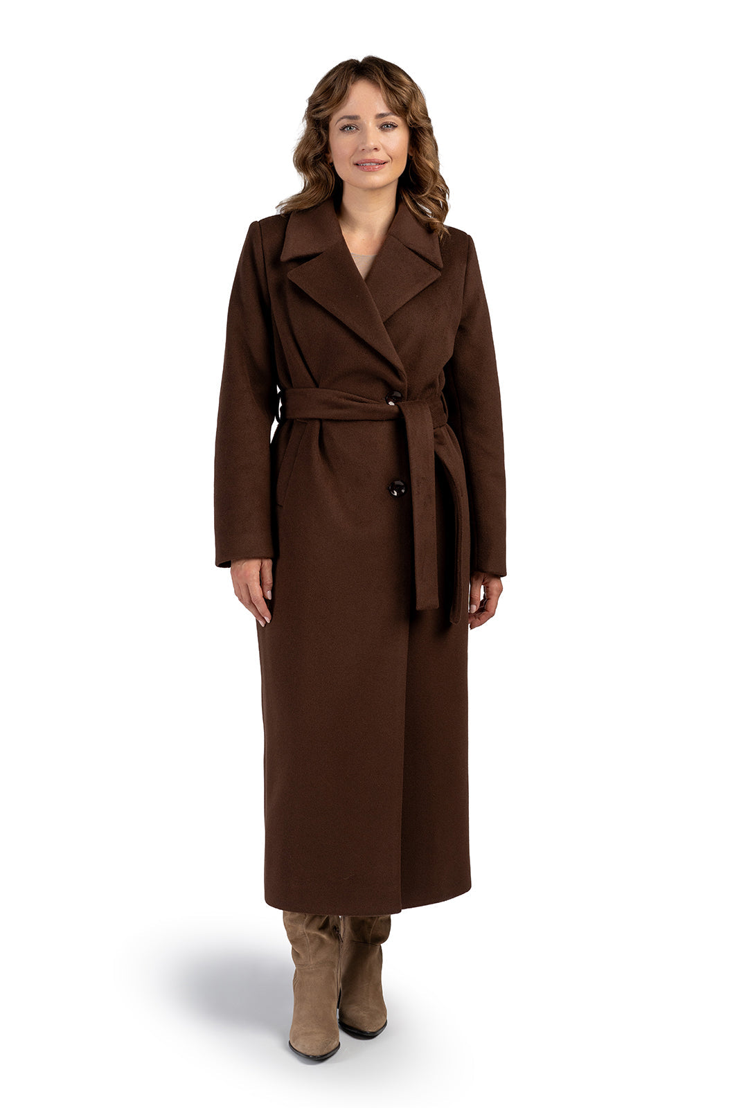 VERONA maxi-jas chocolade
