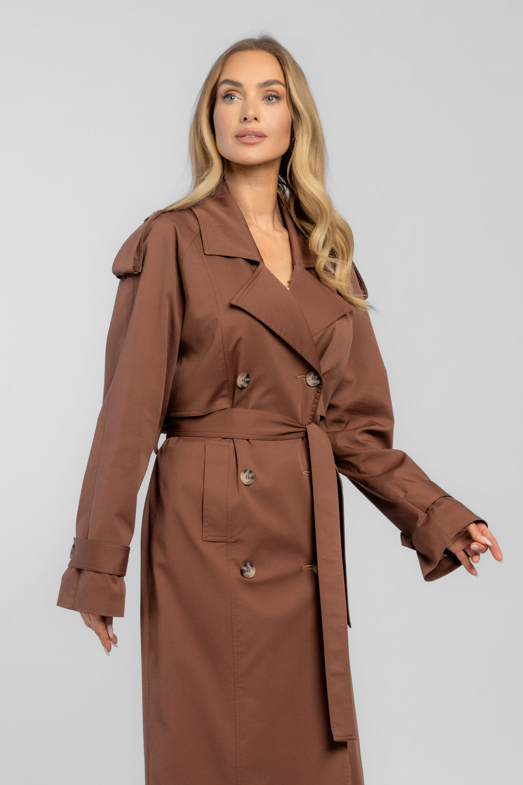 AMANDA Trenchcoat Chocolade 2.0