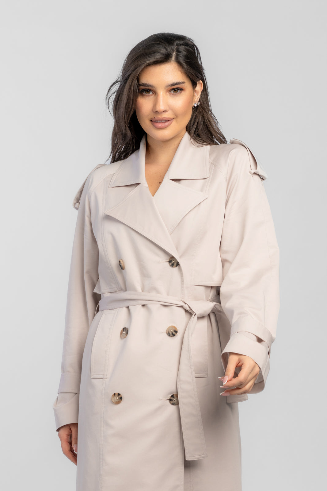 AMANDA latte 2.0 trenchcoat