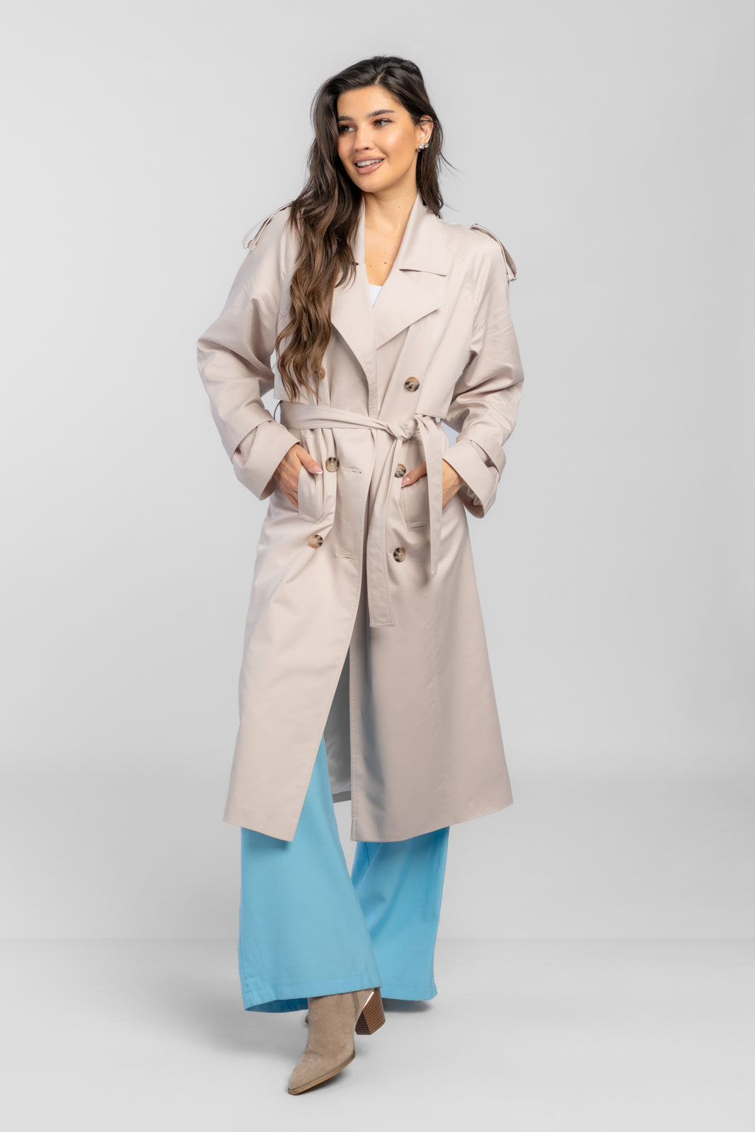 AMANDA latte 2.0 trenchcoat