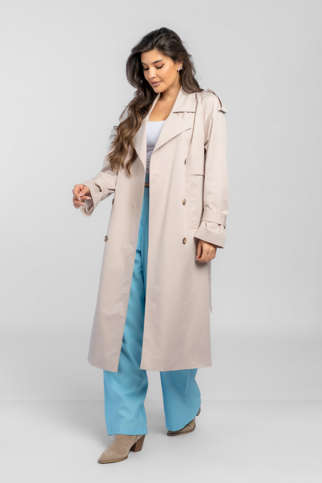 AMANDA latte 2.0 trenchcoat