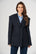 Wool Blazer ERNESTA Navy Stripes
