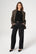 EWELINA black wool trousers