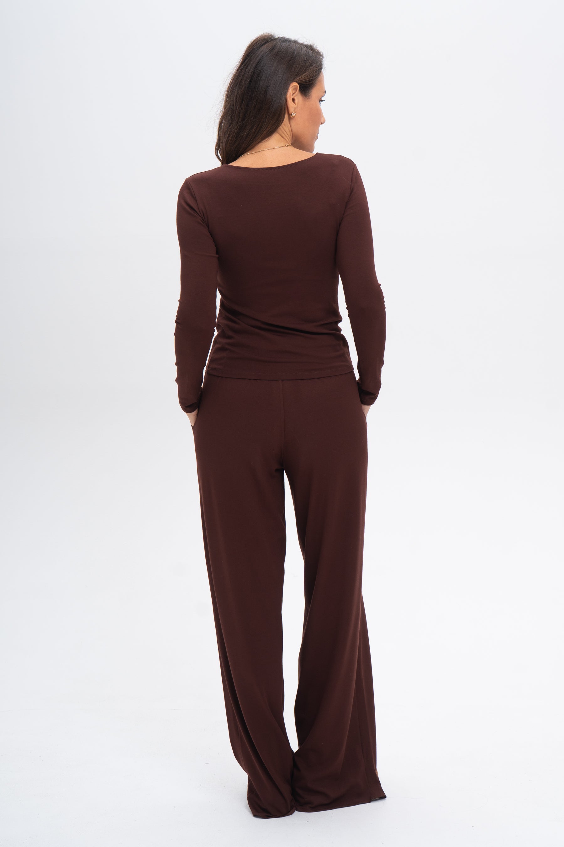 Bluzka Julia czekoladowa