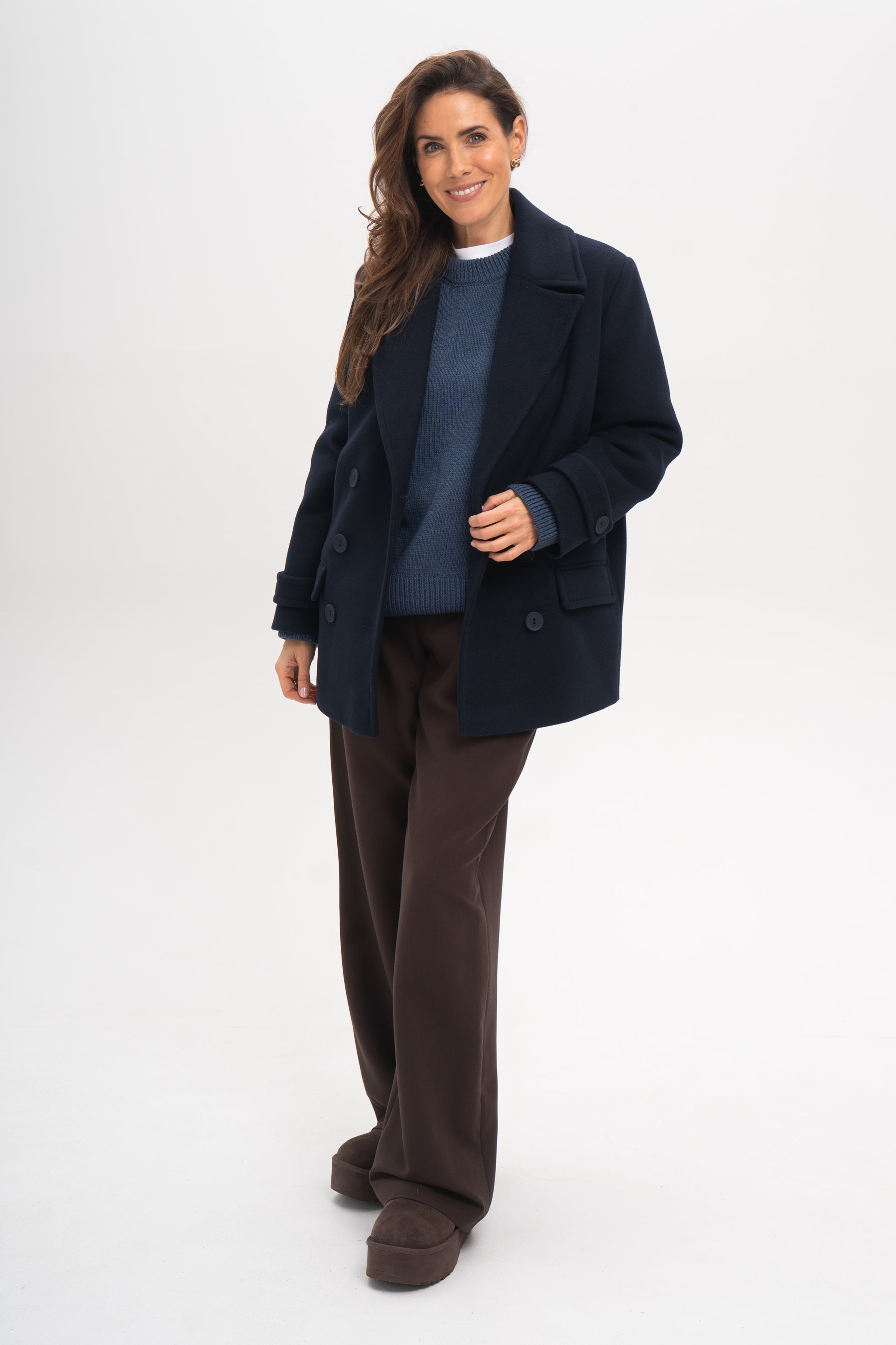 Sweter LIVIA jeansowy