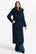 NOELIA maxi-jas marineblauw