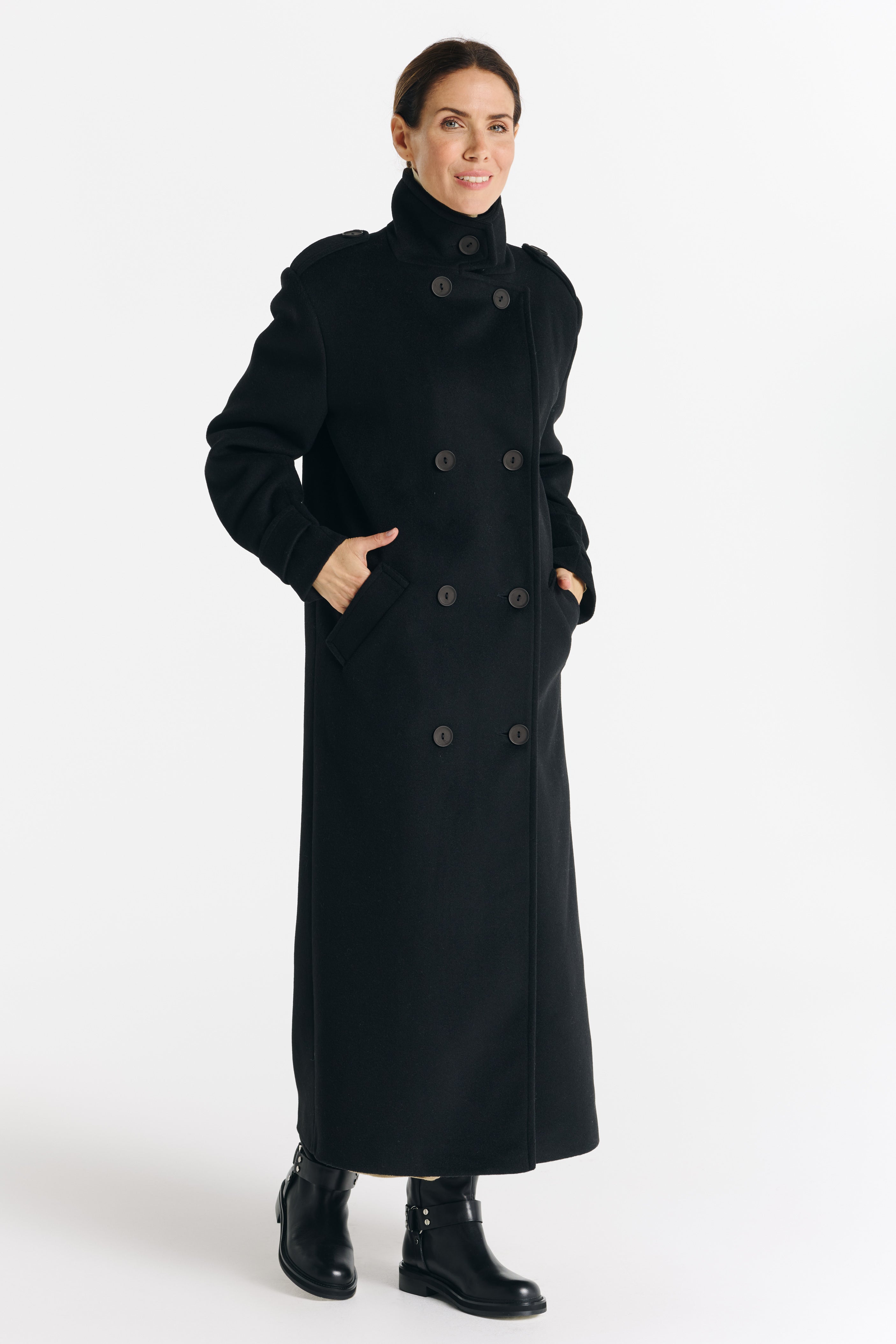 LIDIA zwarte jas
