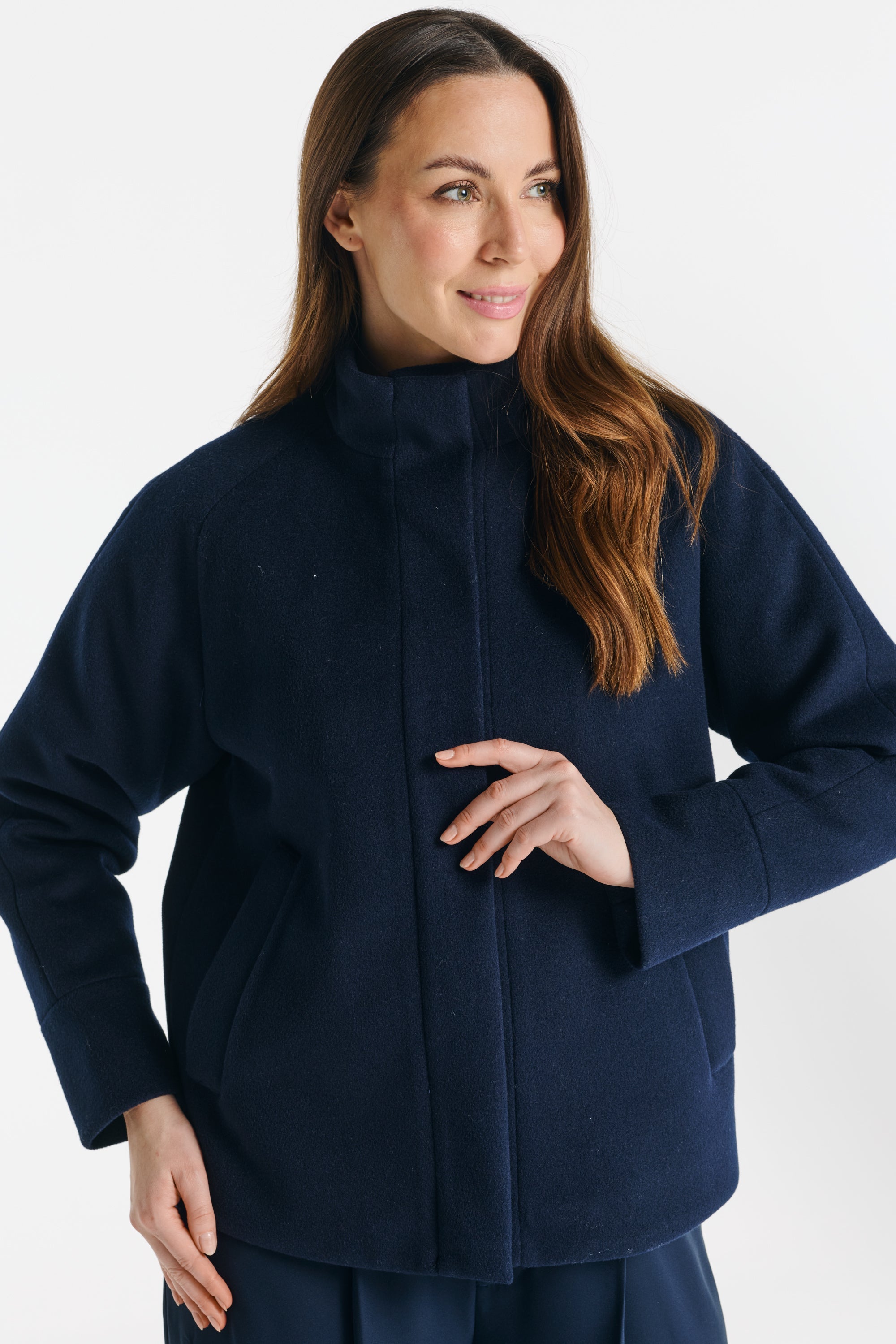 SARA jas marineblauw