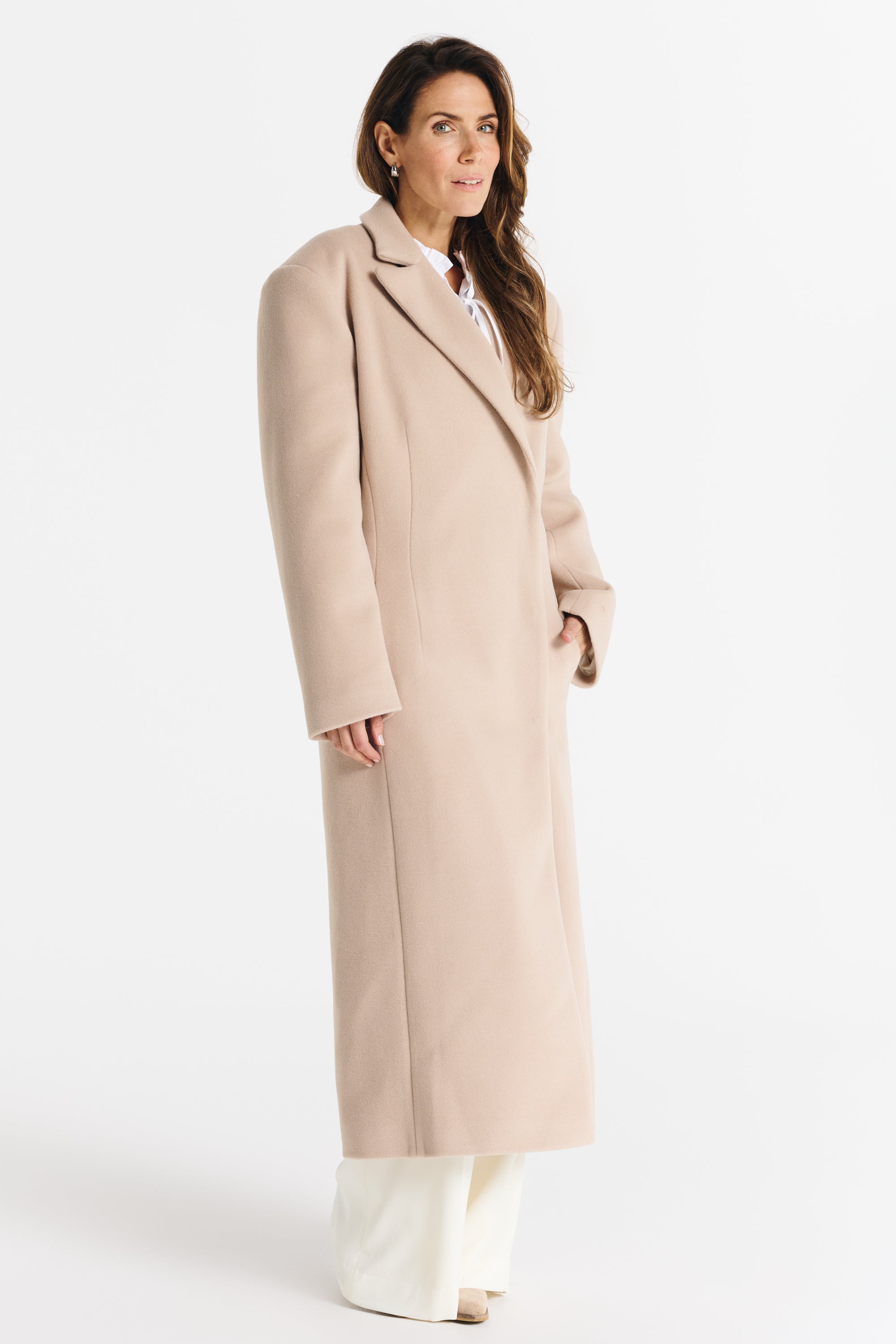 FRANKIE jas beige