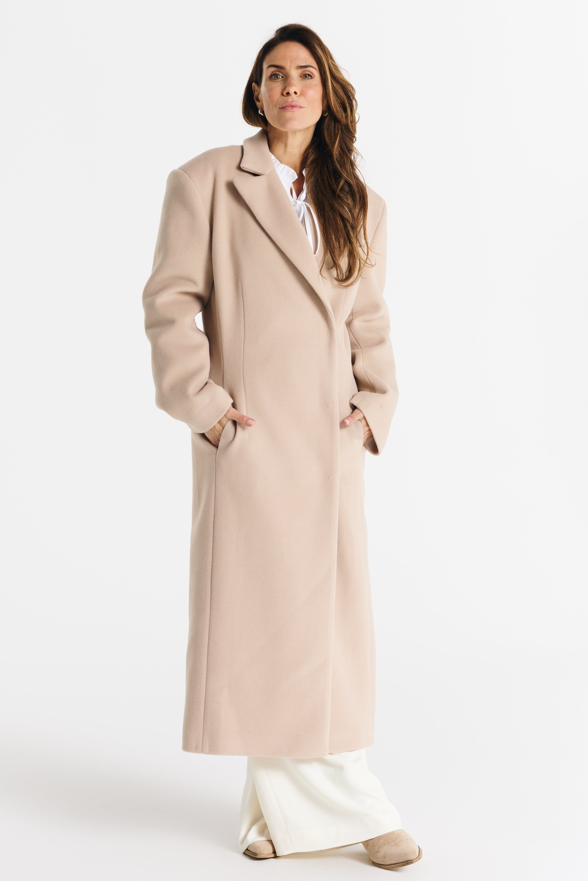 FRANKIE jas beige