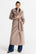 VERONA maxi-jas donkerbeige
