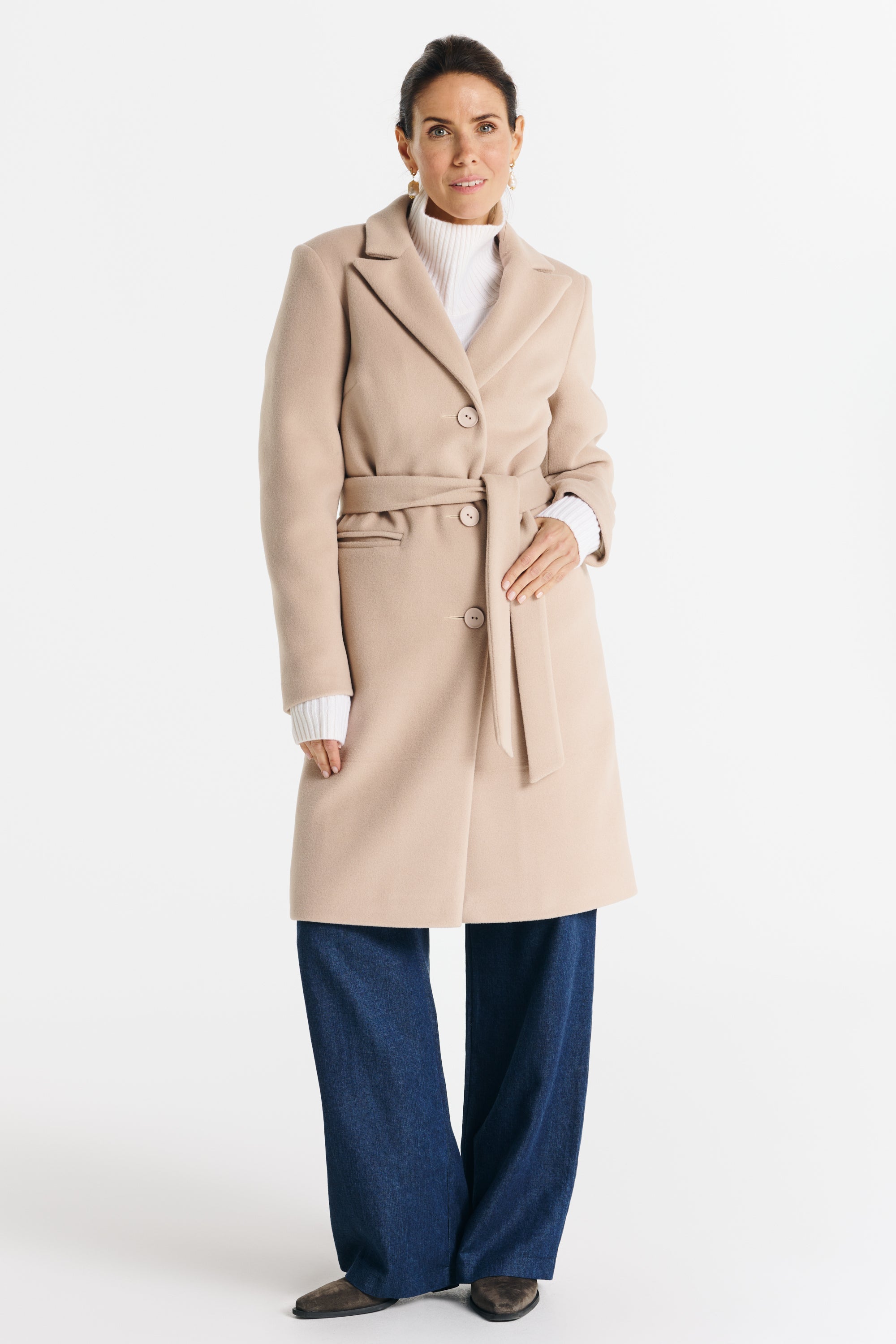 MOLLIE jas beige