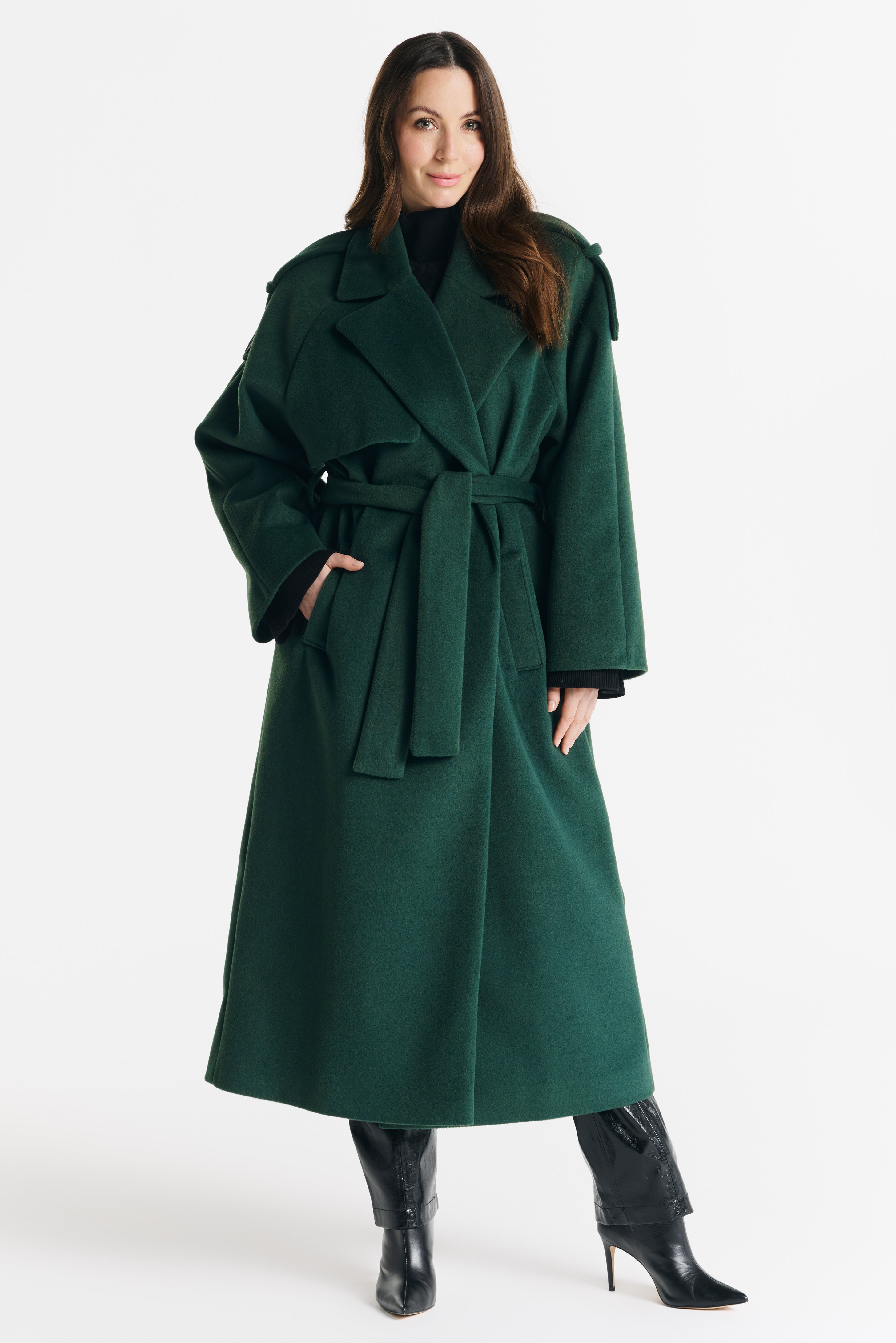 ALIANA groene jas