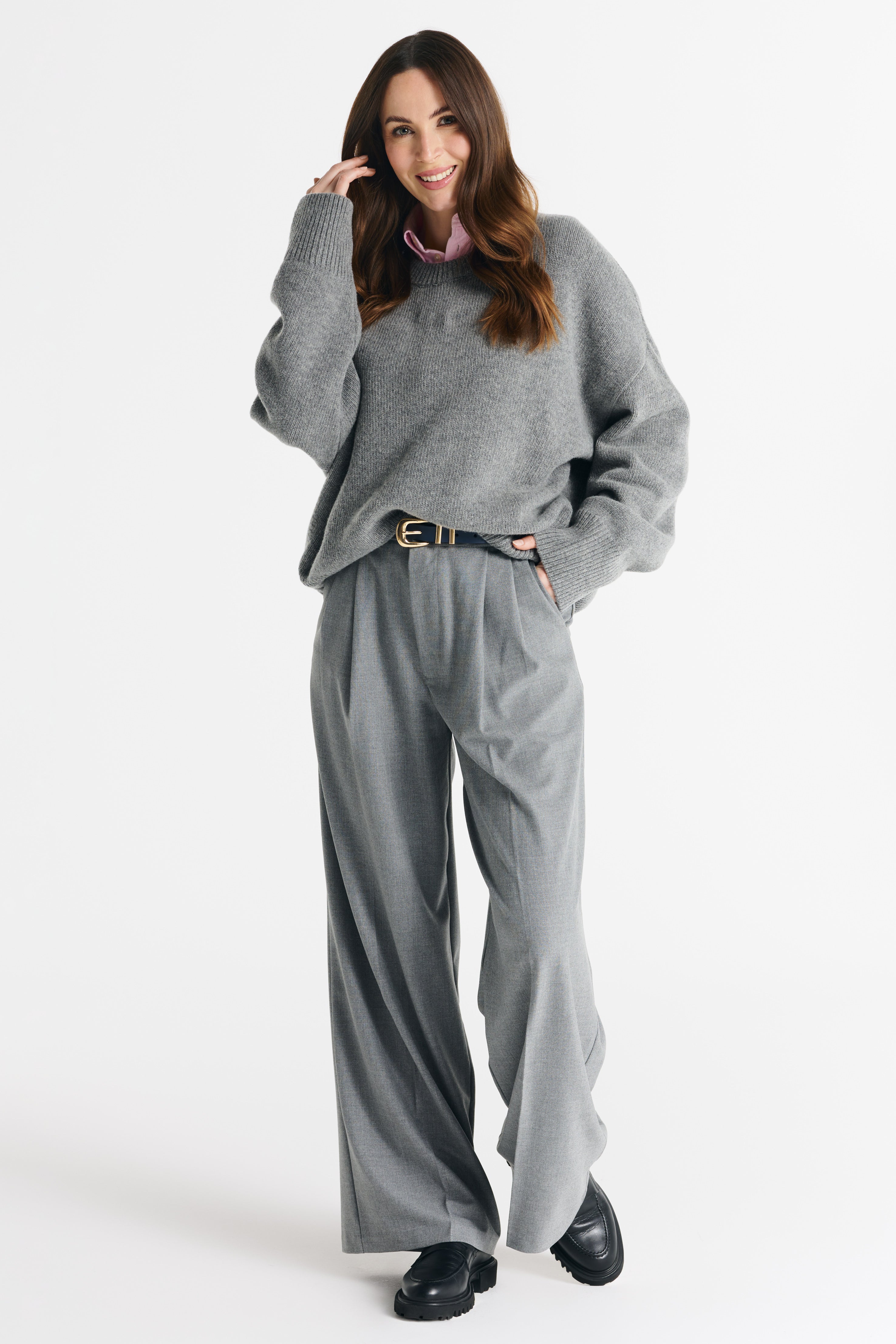 LIVIA trui, grijs