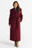 MALWINA maxi jas bordeauxrood