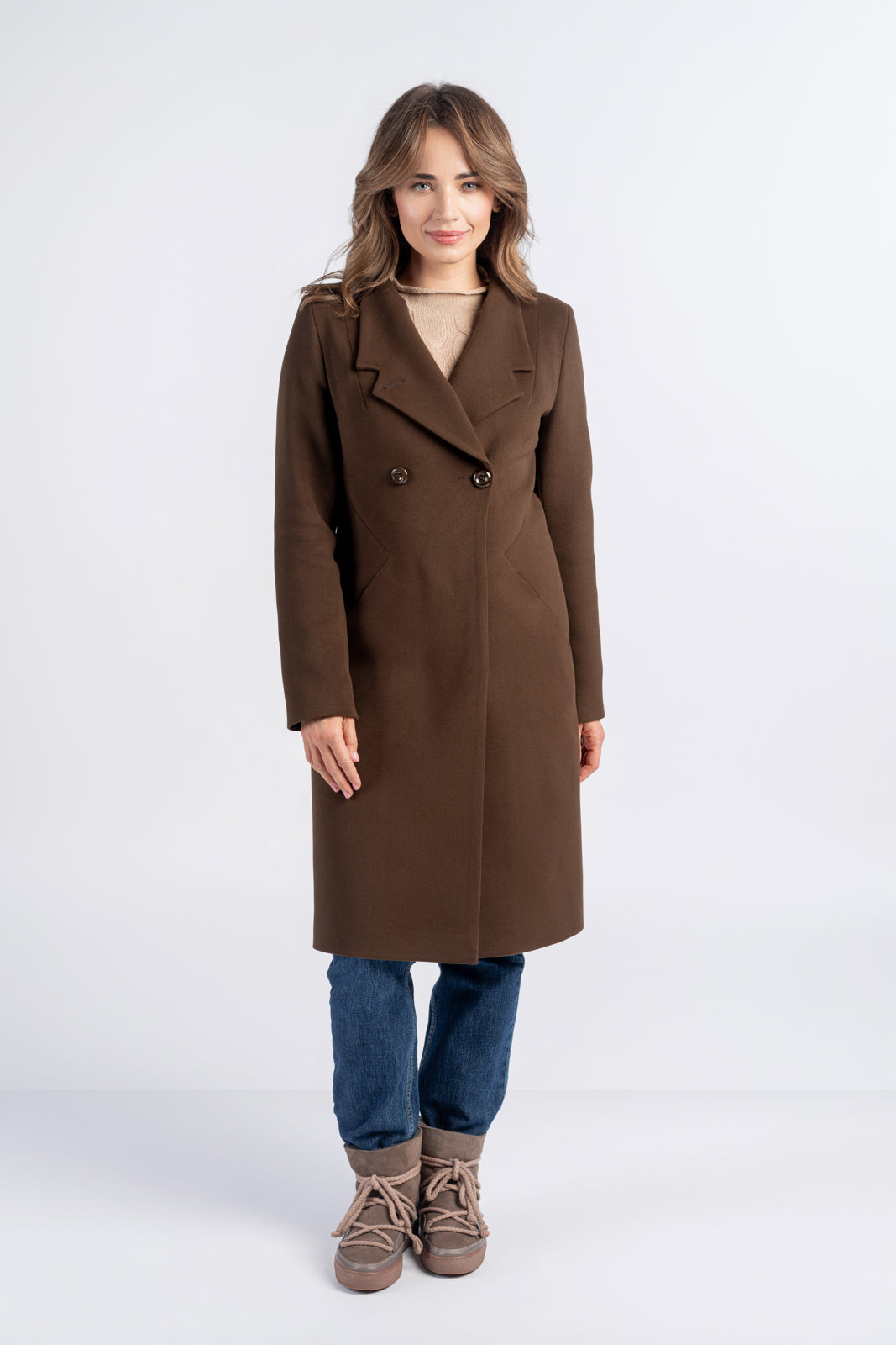 DOROTA jas, donkerbruin 