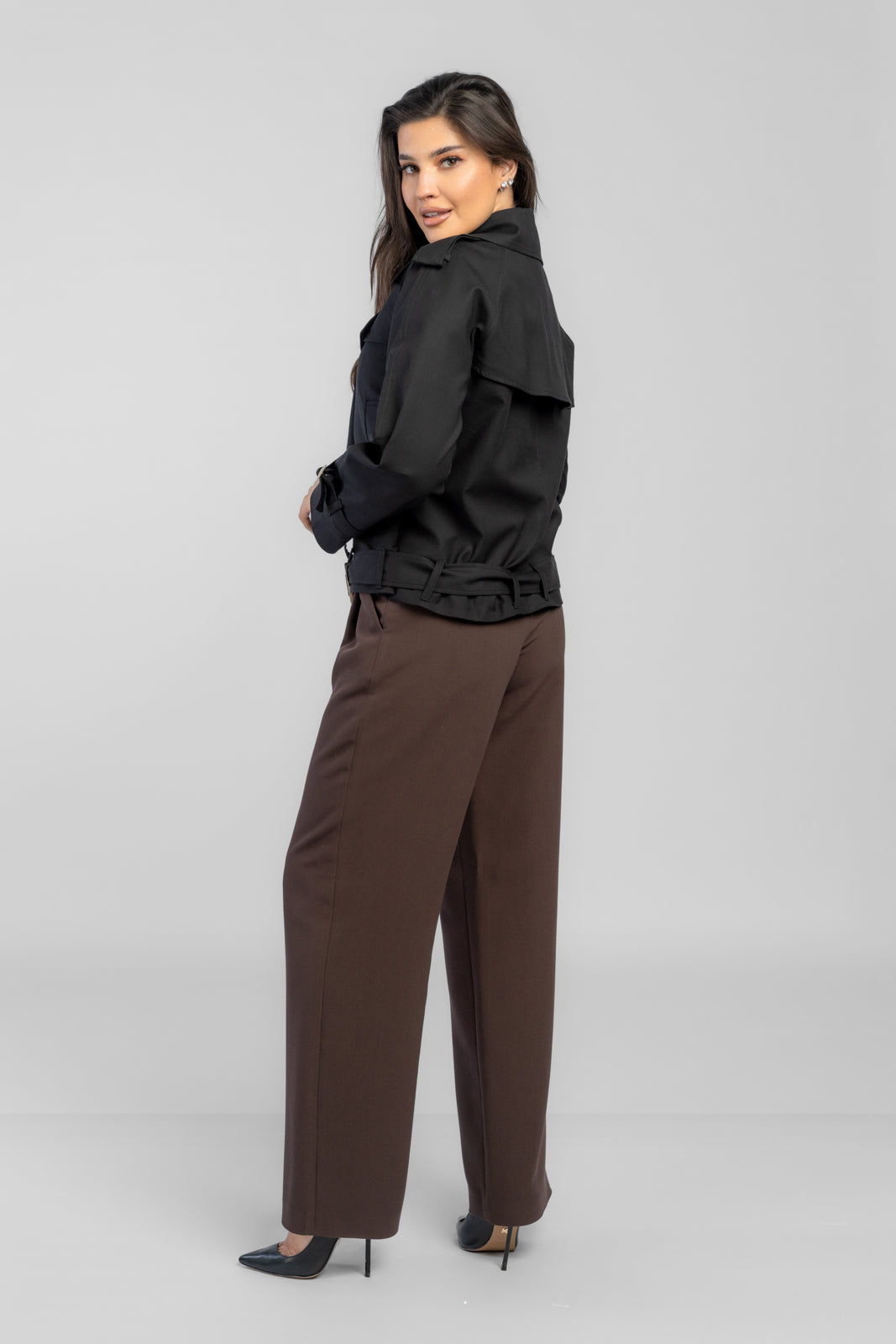 ADA trenchcoat zwart