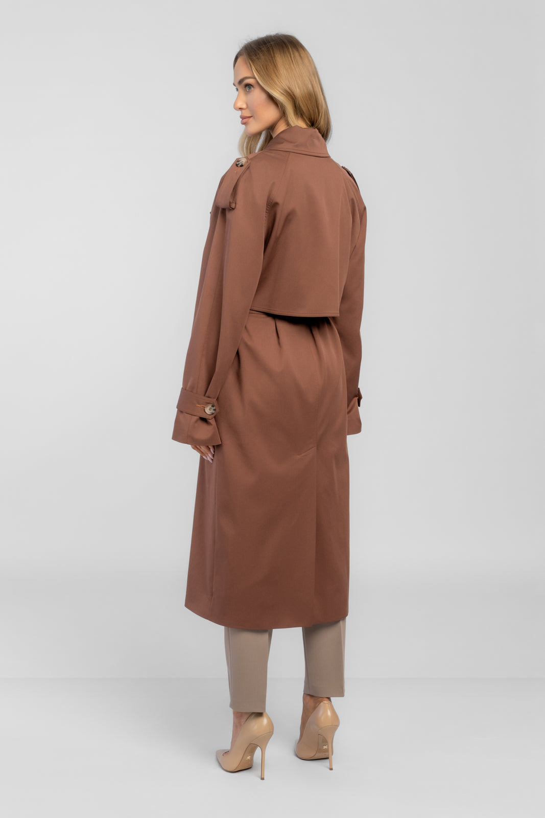 AMANDA Trenchcoat Chocolade 2.0